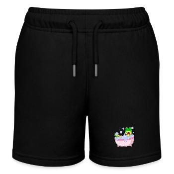 Baignoire de bain de serpent - Short de jogging enfant bio Stanley/Stella - noir - Devant