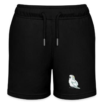 Papagei Braut Schleier Hochzeit - Kinder Organic Joggingshorts Mini Bolter von Stanley/Stella - Schwarz - Vorne