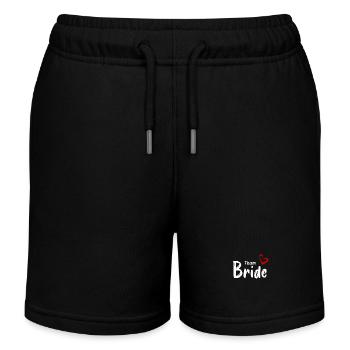 Team Bride - Kids Organic Sweat Shorts by Stanley/Stella - black - Front