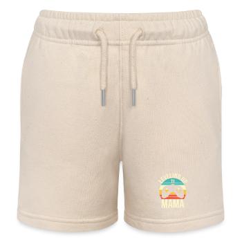 Leveling Up To Mama Funny Gamer Mom - Short de jogging enfant bio Stanley/Stella - écru doux - Devant