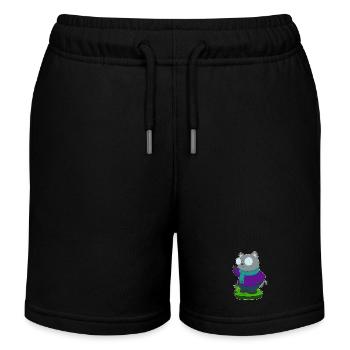 Écharpe d’hiver pour chat - Short de jogging enfant bio Stanley/Stella - noir - Devant