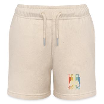 Level 3 Freigeschalteter offizieller Teenager - Kinder Organic Joggingshorts Mini Bolter von Stanley/Stella - Natur - Vorne
