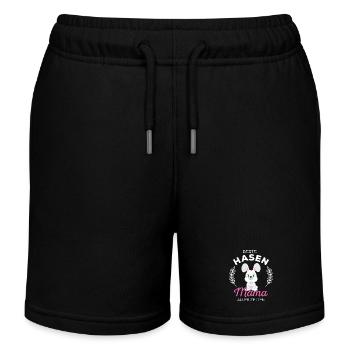 Beste Hasen Mama Süßes Kaninchen Häschen Spruch - Kinder Organic Joggingshorts Mini Bolter von Stanley/Stella - Schwarz - Vorne