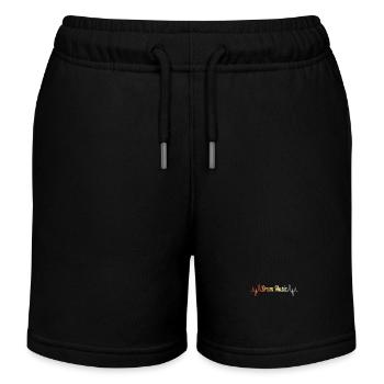 Drummer Herzklopfen - Kinder Organic Joggingshorts Mini Bolter von Stanley/Stella - Schwarz - Vorne