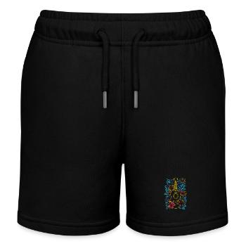 Musique d’Hawaï Look rétro - Short de jogging enfant bio Stanley/Stella - noir - Devant