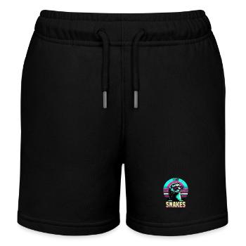 Je mange des serpents mangouste Vintage - Short de jogging enfant bio Stanley/Stella - noir - Devant