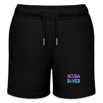 Diving Tauchen - Kinder Organic Joggingshorts Mini Bolter von Stanley/Stella - Schwarz - Vorne