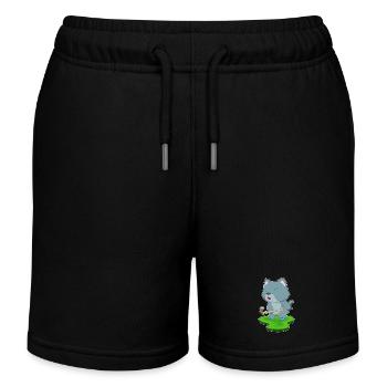 Hockey sur gazon Cat Sports de hockey sur gazon - Short de jogging enfant bio Stanley/Stella - noir - Devant