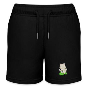 Cuisson dans un bol de cuisson pour chats - Short de jogging enfant bio Stanley/Stella - noir - Devant