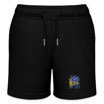 Kizomba Social Perspektiv Urban Kiz - Kinder Organic Joggingshorts Mini Bolter von Stanley/Stella - Schwarz - Vorne