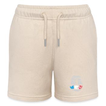 Fußball Frankreich Torschuss Ball Explosion Fan - Kinder Organic Joggingshorts Mini Bolter von Stanley/Stella - Natur - Vorne