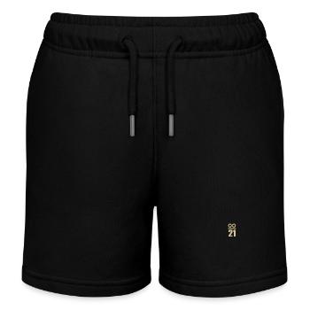 Bitcoin Sayings Store of Value Infinite 21 Million - Kids Organic Sweat Shorts by Stanley/Stella - black - Front