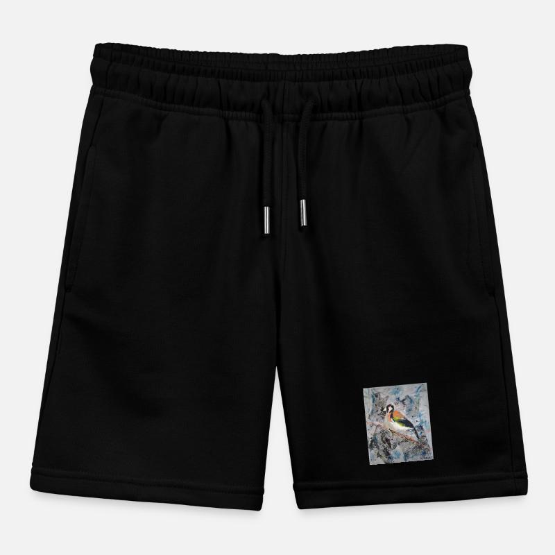 Peinture acrylique avec Stiglitz sur branche d’arbre Short de jogging enfant bio Stanley/Stella