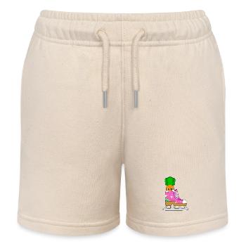 Karotte Eislaufen Schlittschuhe - Kinder Organic Joggingshorts Mini Bolter von Stanley/Stella - Natur - Vorne