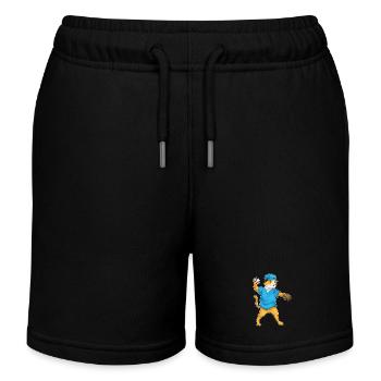 Sports de gants de baseball de baseball Cat - Short de jogging enfant bio Stanley/Stella - noir - Devant