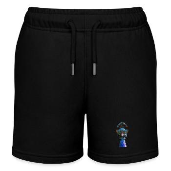 Paon Bleu Paon Roue De Paon Roue Paon Roue De Paon - Short de jogging enfant bio Stanley/Stella - noir - Devant