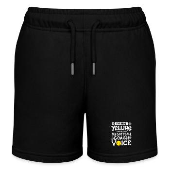 Softball Trainer - Kinder Organic Joggingshorts Mini Bolter von Stanley/Stella - Schwarz - Vorne