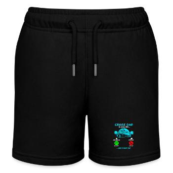 Kreuzfahrt Sommerurlaub - Kinder Organic Joggingshorts Mini Bolter von Stanley/Stella - Schwarz - Vorne