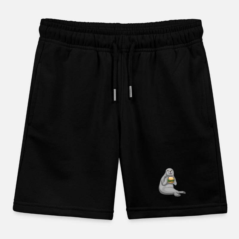 Cheeseburger du phoque Short de jogging enfant bio Stanley/Stella