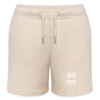 Animator - Kids Organic Sweat Shorts by Stanley/Stella - soft Ecru - Front