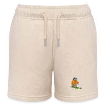 Ski de taupe - Short de jogging enfant bio Stanley/Stella - écru doux - Devant