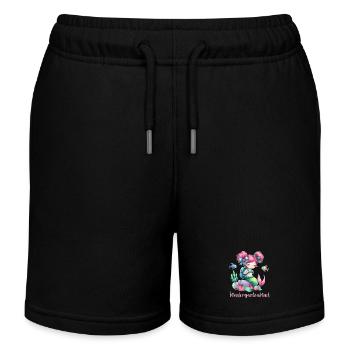 Kindergartenkind Vorschulkind Meerjungfrau - Kinder Organic Joggingshorts Mini Bolter von Stanley/Stella - Schwarz - Vorne