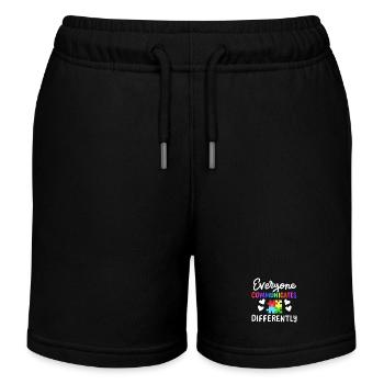 Autismus Sonderpädagogik Lehrer - Kinder Organic Joggingshorts Mini Bolter von Stanley/Stella - Schwarz - Vorne