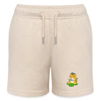 Tiger Fisch - Kinder Organic Joggingshorts Mini Bolter von Stanley/Stella - Natur - Vorne