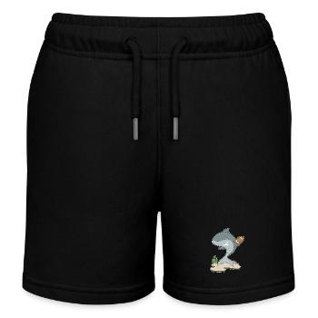 Sports de football américain de Hai - Short de jogging enfant bio Stanley/Stella - noir - Devant
