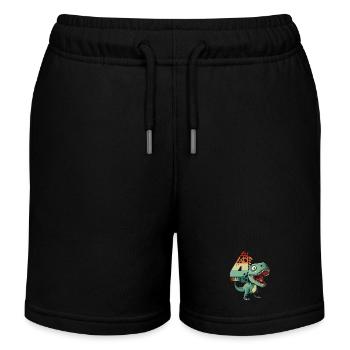 T-Rex Tyrannosaurus 4 ans 4e anniversaire Cadeau - Short de jogging enfant bio Stanley/Stella - noir - Devant