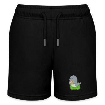 Vase de sceau - Short de jogging enfant bio Stanley/Stella - noir - Devant
