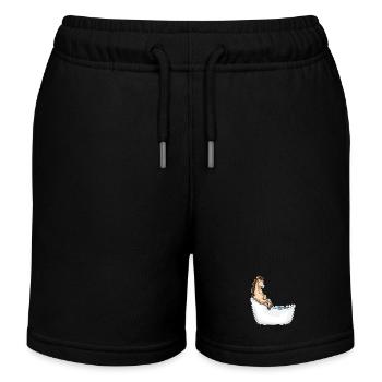 Baignoire pour chevaux - Short de jogging enfant bio Stanley/Stella - noir - Devant