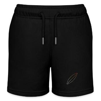 Planche de surf - Short de jogging enfant bio Stanley/Stella - noir - Devant