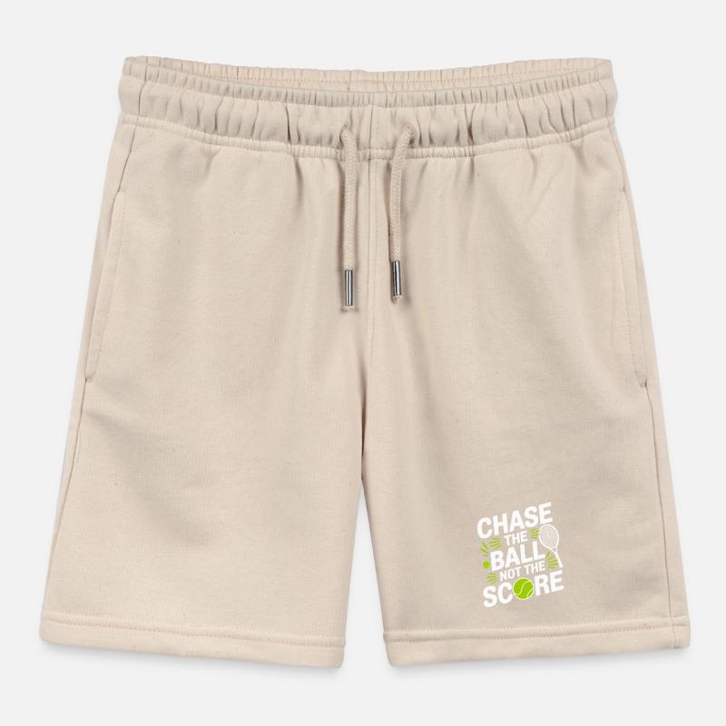 Chasing the ball, not the points Kids Organic Sweat Shorts by Stanley/Stella