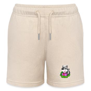 Forfait Noël Skunk - Short de jogging enfant bio Stanley/Stella - écru doux - Devant