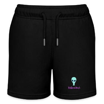 Mysterious Alien - Kids Organic Sweat Shorts by Stanley/Stella - black - Front