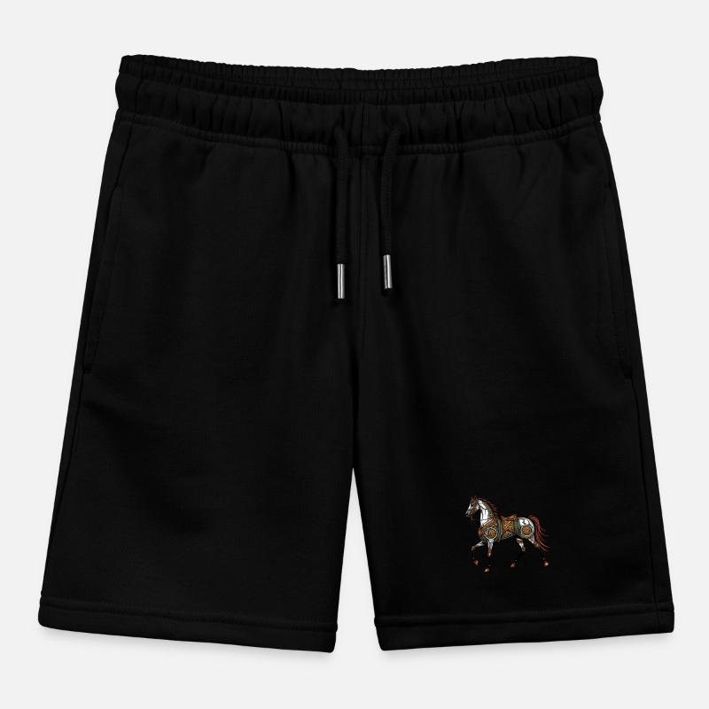 Cheval steampunk Short de jogging enfant bio Stanley/Stella