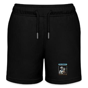 Skeleton Truthahn Koch - Kinder Organic Joggingshorts Mini Bolter von Stanley/Stella - Schwarz - Vorne