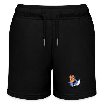 10e anniversaire Motif Stingray - dix - 10 ans - Short de jogging enfant bio Stanley/Stella - noir - Devant