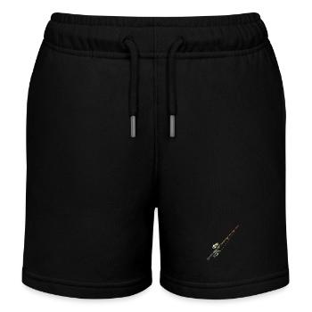Angel Retro Style - Kids Organic Sweat Shorts by Stanley/Stella - black - Front