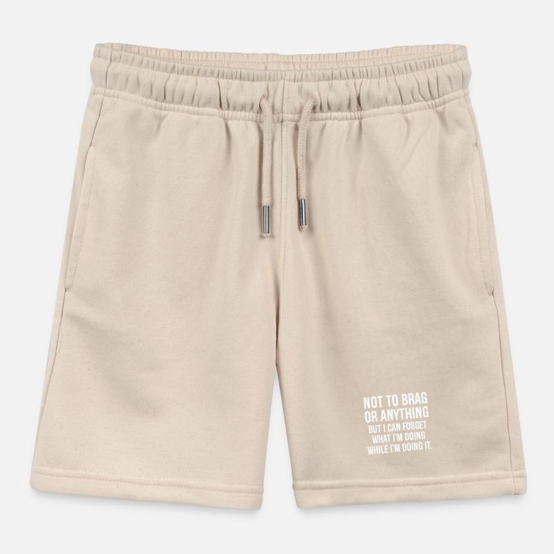 Nicht zu prahlen oder irgendetwas Lustiges Shirt Kinder Organic Joggingshorts Mini Bolter von Stanley/Stella