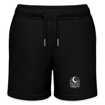 Dream Big This Winter - Kinder Organic Joggingshorts Mini Bolter von Stanley/Stella - Schwarz - Vorne
