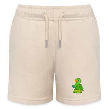 Perroquet mignon - Short de jogging enfant bio Stanley/Stella - écru doux - Devant