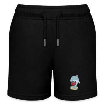 Delfin Weihnachten Paket - Kinder Organic Joggingshorts Mini Bolter von Stanley/Stella - Schwarz - Vorne