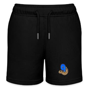 9ème anniversaire motif anguille - 9 ans - Short de jogging enfant bio Stanley/Stella - noir - Devant