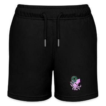 Motif 9ème Anniversaire Calmar - 9 ans - Short de jogging enfant bio Stanley/Stella - noir - Devant