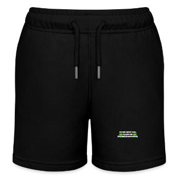 Ich Bin Nicht Faul - Ich Bin ein Energiesparwunder - Kinder Organic Joggingshorts Mini Bolter von Stanley/Stella - Schwarz - Vorne