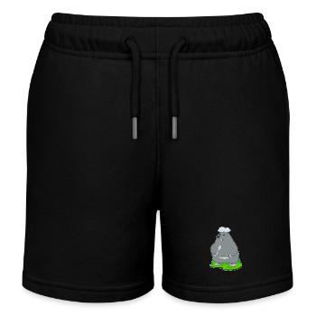 Cuisson à la poêle à mole - Short de jogging enfant bio Stanley/Stella - noir - Devant