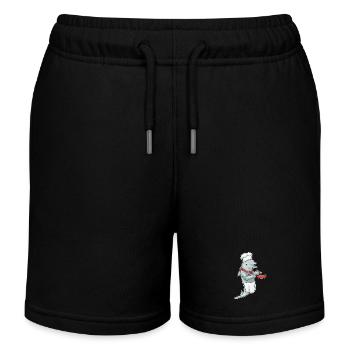 Cuisson à la poêle Dolphin - Short de jogging enfant bio Stanley/Stella - noir - Devant