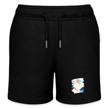 Surfeur - Short de jogging enfant bio Stanley/Stella - noir - Devant